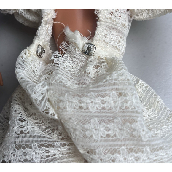 Barbie Beautiful Bride Wedding Dress Superstar Vintage 1977 Mattel #9907 NO Doll - Picture 8 of 16